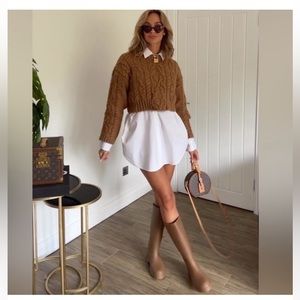 ✨ NWOT- Zara Rain Boots Size 8.5 EU 39